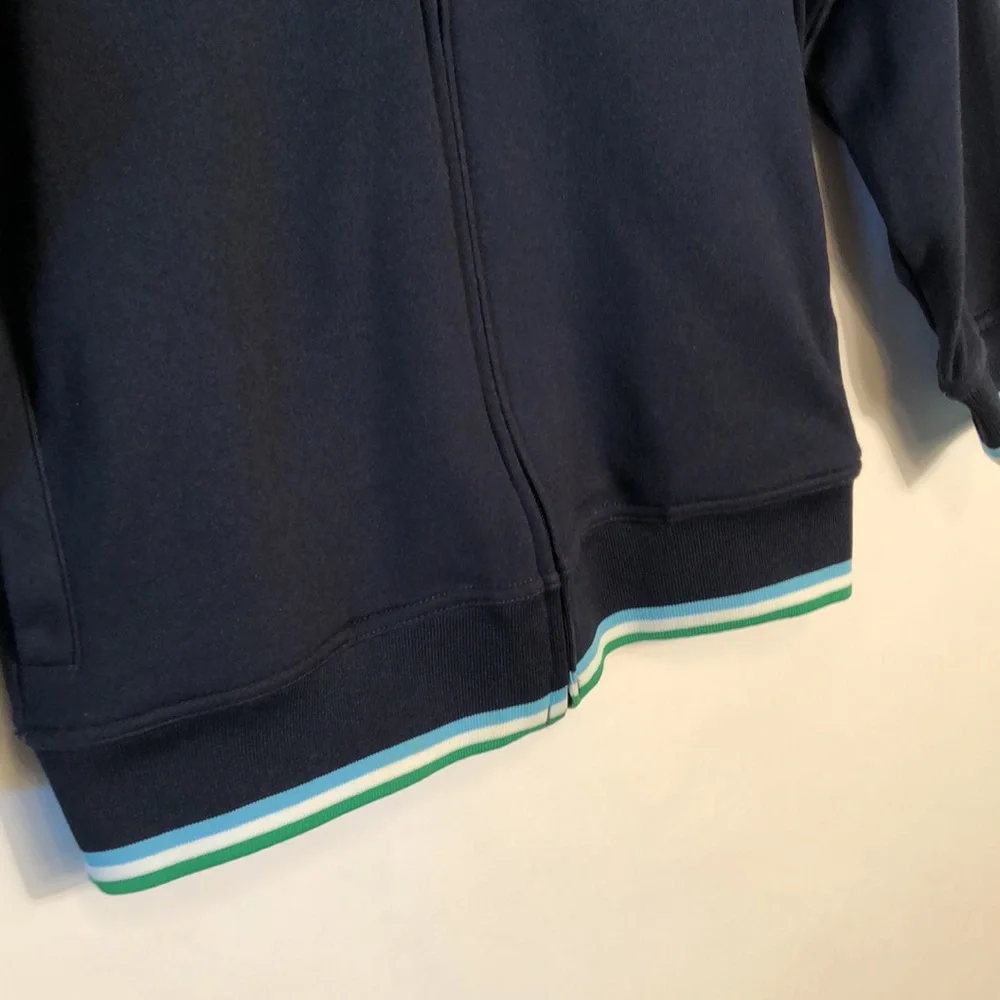 Sonoma zip up varsity jacket sz L(7)